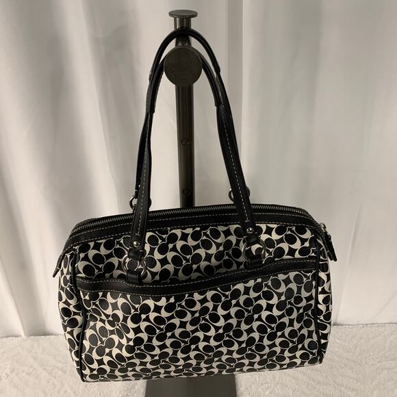 COACH Women's Chelsea Heritage Signature Handbag - Picture 2 of 8